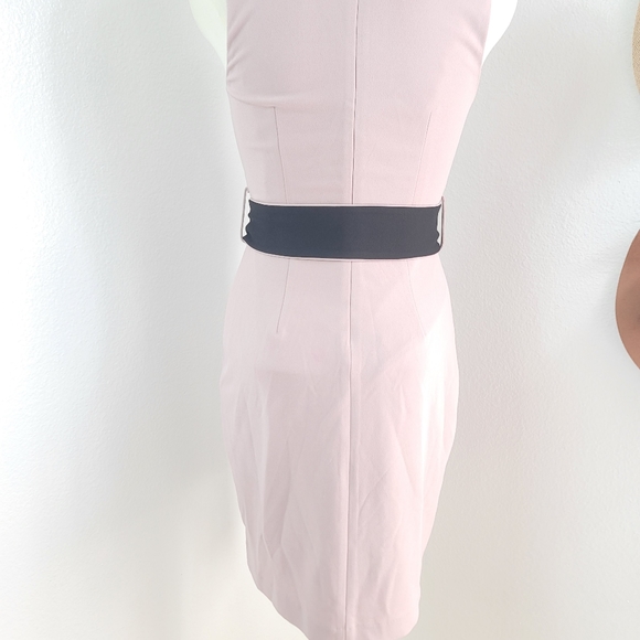 NWT BADGLEY MISCHKA BELLE KAYLA DRESS DUSTY LAVENDER WOMENS SIZE 0 - Picture 4 of 14